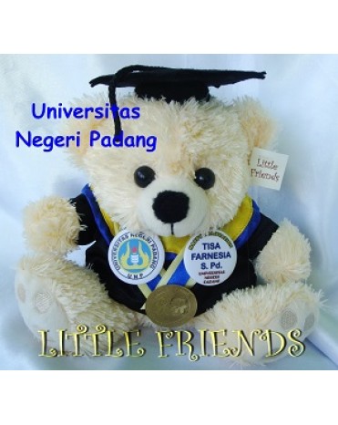 Boneka Wisuda Universitas Negeri Padang (25 cm)